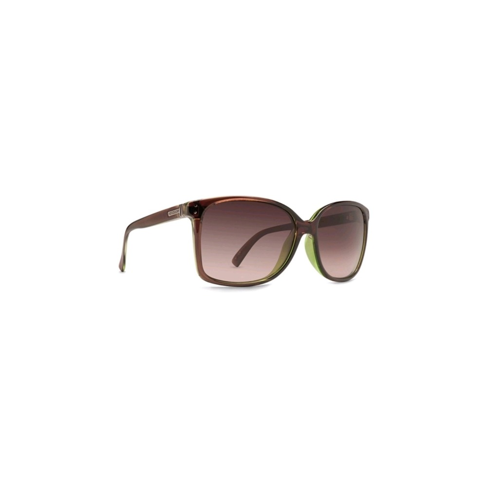 Von Zipper Castaway Sunglasses BRN Brown Lime Duo